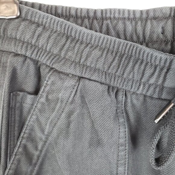 Athleta Farallon Jogger Washed Black Cotton Blend Pull On Pants Womens Size 0 - Picture 5 of 8